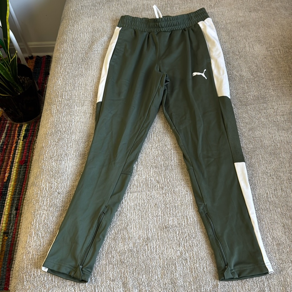 Puma Green Track Pants